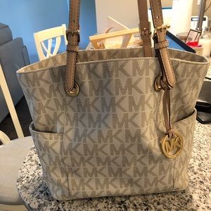 White Michael Kora Tote